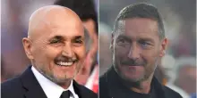 Spalletti-Totti, pace fatta in nome di uno spot pubblicitario: abbracci e risate insieme – La foto