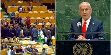Netanyahu all’Onu, alcune delegazioni abbandonano la sala per protesta: il video