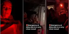 Flotilla, alle 3 di notte la sirena dell’emergenza su Alma: “Una nave è molto vicina a noi” – Video