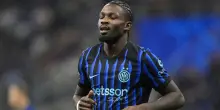 Inter, l’infortunio di Thuram è grave: Chivu perde il suo attaccante nel mese decisivo, ecco quali partite salterà