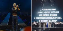 “Le persone che hanno lavorato a questo spettacolo sono contro il genocidio”: il messaggio per Gaza di Marco Mengoni al termine del concerto