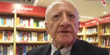 De Luca: “In Campania la destra candida Cirielli? Pronti a enormi porcherie clientelari. Fico? Io parlo del programma”