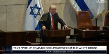 Due deputati contestano Trump alla Knesset: “Genocidio”. Espulsi dall’Aula e portati via di peso