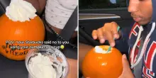 Portano zucche vuote da Starbucks per farsele riempire con le bevande e parlando di “esperienza autunnale”. Il nuovo trend social scatena i commentatori: “poveri baristi”, “e le norme sanitarie?”