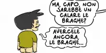 Calare le braghe
