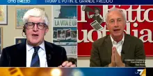 Battibecco Severgnini-Travaglio. “C’è un aggredito e un aggressore”. “Ue e Usa hanno scelto il suicidio assistito dell’Ucraina”. Su La7