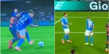 Di Lorenzo cade in area e Mariani fischia il rigore (in ritardo), De Bruyne segna ed esce per infortunio: in Napoli-Inter è successo di tutto in tre minuti