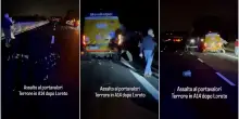 Assalto da film a due portavalori sulla A14: tre arresti, un rapinatore ferito