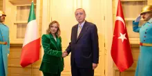 Oggi Erdogan in Italia da Meloni