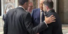 Trump-Zelensky, segno di pace a San Pietro