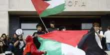 Sapienza, blocco contro il genocidio