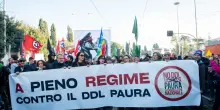 I No Ddl sicurezza in assemblea a Roma «contro il regime di guerra»
