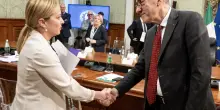 Meloni attacca Landini: «Mi ha dato della cortigiana»