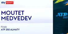 Moutet-Medvedev: highlights Atp Almaty