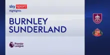 Burnley-Sunderland 2-0: gol e highlights
