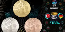 Europei di basket, svelate le tre medaglie per l’edizione 2025. FOTO