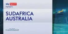 Sudafrica-Australia: highlights Rugby Championship