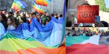 Marcia per la pace Perugia-Assisi, presenti decine di migliaia di persone. FOTO