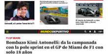 Formula 1, Kimi Antonelli in pole nella Sprint a Miami: la rassegna stampa web