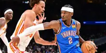 NBA, risultati della notte: OKC fa tre su tre, Jokic trascina Denver