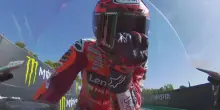 Bagnaia eliminato nel Q1 delle qualifiche: il rientro al box Ducati. VIDEO