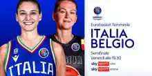 Italia-Belgio in tv e streaming, dove vedere gli Europei di basket femminile