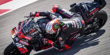 Bezzecchi fuori dal Q2 ad Aragon: "Con la soft non riesco a portare l'Aprilia al limite"