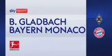 Borussia M'Gladbach-Bayern Monaco 0-3: gol e highlights