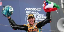 Moto2, l'Inno di Mameli al GP di San Marino per Vietti