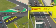 Verstappen-Norris, il video della partenza del Gp d'Italia a Monza