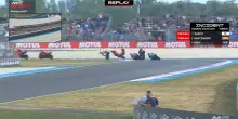Bastianini-Zarco, contatto e caduta nella Sprint in Ungheria