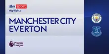 Manchester City-Everton 2-0: gol e highlights