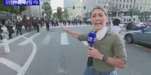Proteste Los Angeles, giornalista colpita da proiettile