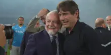 Napoli, De Laurentiis: "Conte ha un contratto di tre anni"
