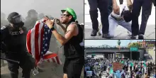 Proteste pro-immigrazione a Los Angeles, Trump dispone invio 700 Marines. FOTO