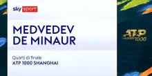 Medvedev-De Minaur: highlights Atp Shanghai. VIDEO