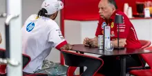 Ferrari, Vasseur: "Hamilton a volte è troppo autocritico"