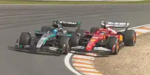 F1, GP Olanda: Leclerc su Russell, un sorpasso da 'gatto'. VIDEO