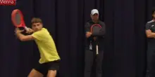 Atp 500 Vienna, Cobolli si allena per l'incontro con Sinner