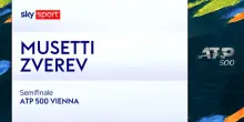 Musetti-Zverev: highlights Atp Vienna