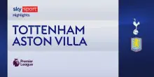 Tottenham-Aston Villa 1-2: gol e highlights