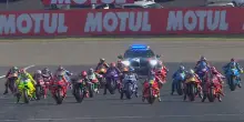 MotoGP, GP Giappone: partenza e primo giro a Motegi con Meda-Sanchini