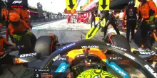 Norris, problemi al pit stop: cosa è successo