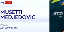 Musetti-Medjedovic: highlights Atp Vienna