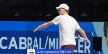 Sinner, l'allenamento a Vienna prima della finale contro Zverev. VIDEO