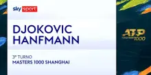 Djokovic-Hanfmann: highlights Atp Shanghai. VIDEO