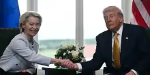 Dazi Usa, Trump vede von der Leyen: accordo raggiunto con Ue per tariffa al 15%
