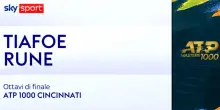 Tiafoe-Rune: highlights Atp Cincinnati