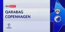 Qarabag-Copenaghen 2-0: gol e highlights Champions