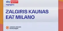 Zalgiris-Olimpia Milano 78-89: gli highlights Eurolega